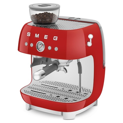 Эспрессо кофемашина SMEG EGF03RDEU красная