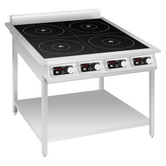 Плита индукционная INDOKOR IN3500-4PRO линия 900 на подставке