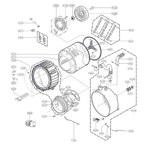Стиральная машина LG WD-M0C7FD3S (single) 15 кг