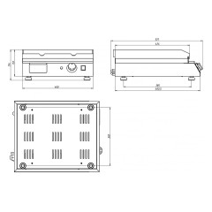 Поверхность жарочная Grill Master ПЖ/К гладкая