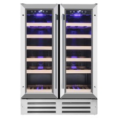 Винный шкаф Temptech Premium WP2DQ60DCS нерж. сталь