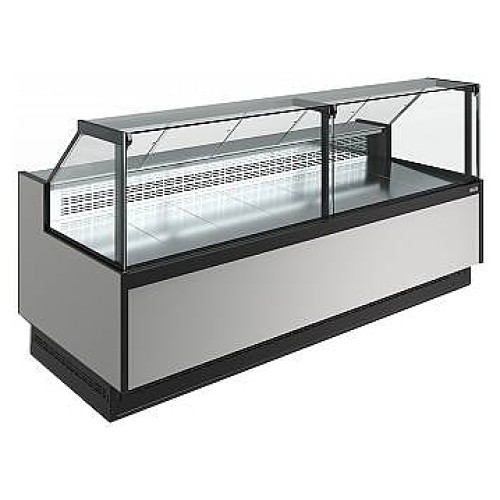 Витрина холодильная Carboma Bavaria 4 GC110 SV 2,5-1 версия 2.0 9006-9005 (без боковин)