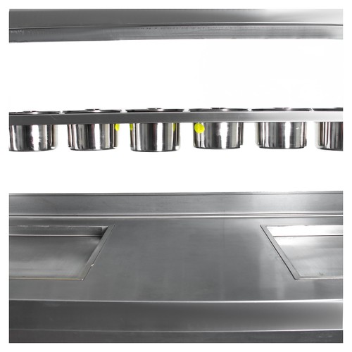 Фризер для жареного мороженого Foodatlas KCB-2F (контейнеры, световой короб, стол для топпингов, 2 компрессора)