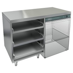 Стол под посудомоечную машину HICOLD НБМКБКП-12/5П с правым крылом