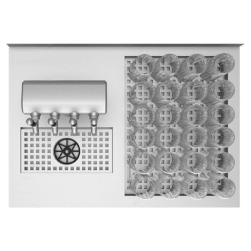 Модуль пивной BARMADE 1000х700х900 мм со спиллстопом для хранения