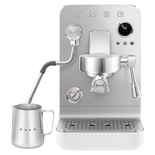 Эспрессо кофемашина SMEG EMC02WHMEU белая