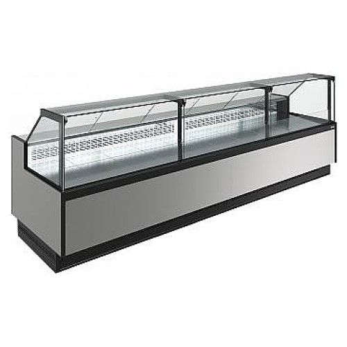Витрина холодильная Carboma Bavaria 4 GC110 VV 3,75-1 версия 2.0 9006-9005 (без боковин)