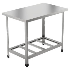 Стол производственный EKSI СПОП 600/600-с (полка-решетка)