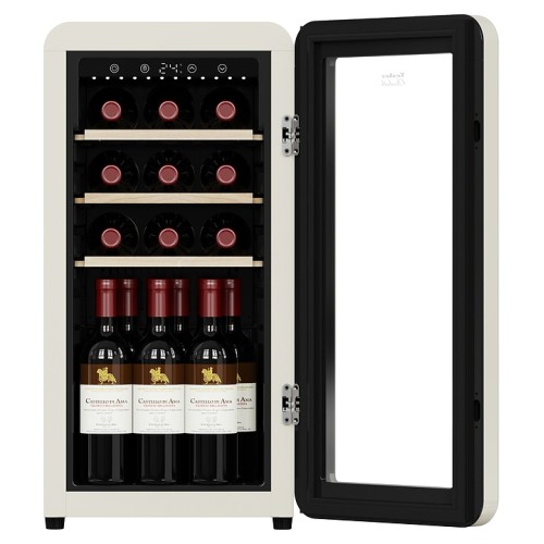 Винный шкаф TESLER CWC-188 IVORY слоновая кость