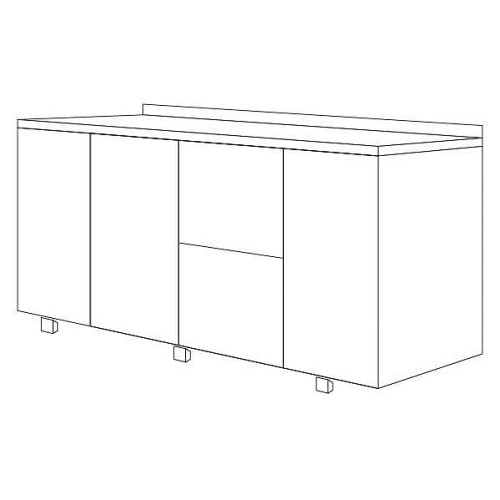 Стол холодильный KAYMAN КСХ-112/70 (2 двери, 2 ящика)