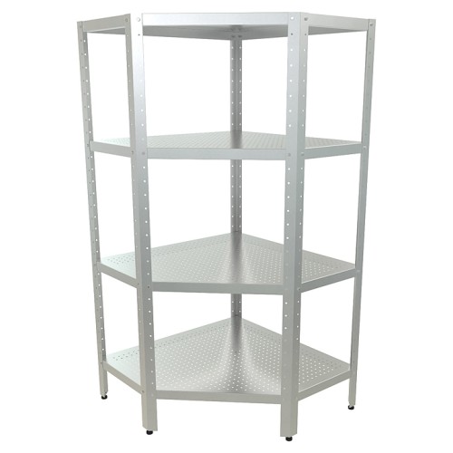 СТЕЛЛАЖ ПЕРФОРИРОВАННЫЙ УГЛОВОЙ КОБОР СКПУ-3/5-100/80