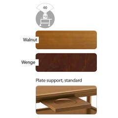 Стол-тележка сервировочная Metalcarrelli 6102