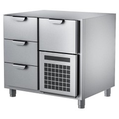 Стол холодильный HappyChef TC B 3-CBR без столешницы