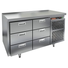 Стол холодильный HICOLD SN 33/TN O без борта