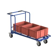 Тележка платформенная MetallCart PE7 с сетчатой платформой