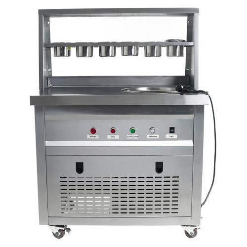 Фризер для жареного мороженого Foodatlas KCB-1Y (контейнеры, световой короб, стол для топпингов)