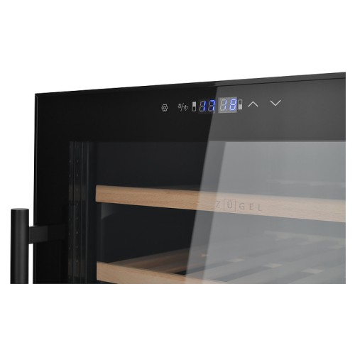 Винный шкаф Zugel ZCWF521DB черный