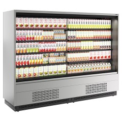 Горка холодильная Carboma FC 20-07 VM 2,5-2 версия 2.0 0300 бок металл 9006-9005