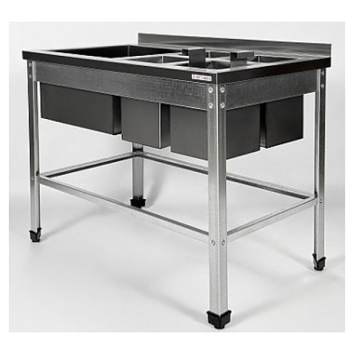 Ванна моечная для яиц Restoinox ВМСЯ-1/5-Б-ЭН+ВМС-1/5-Б-ЭН (каркас нержавеющий)