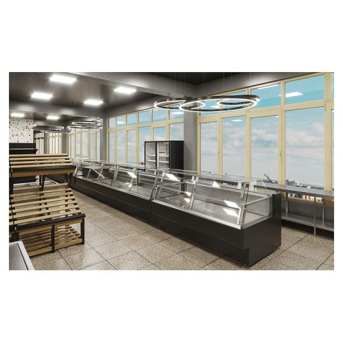 Витрина морозильная Lida Aqua-2 М (1520х1350х1200 мм, выносной агрегат)