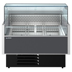 Витрина морозильная CRYSPI Sonata Quadro M 1500 LED (с боковинами)