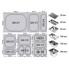 Витрина холодильная VIATTO VRX 1800/330