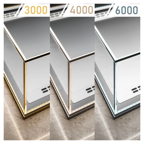 Напольная горизонтальная кондитерская витрина Finist Maria Mw-17-9 с выкладкой из дерева (лак)