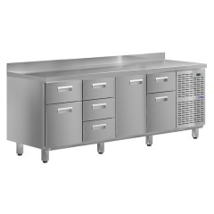 Стол холодильный KAYMAN КСХ-4314/60 (1 дверь, 7 ящиков)