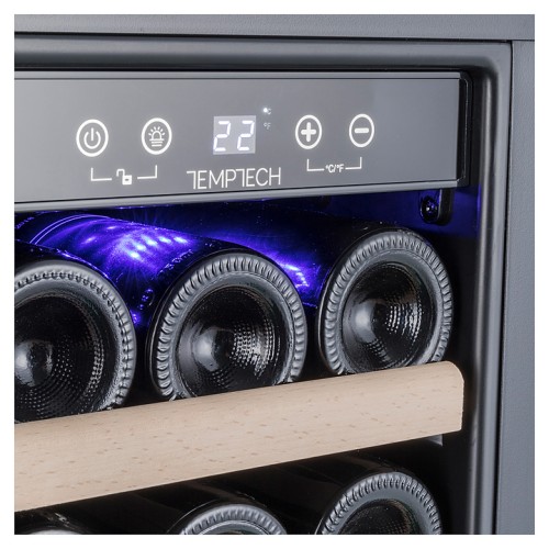 Винный шкаф Temptech Premium WP2DQ60DCB черный