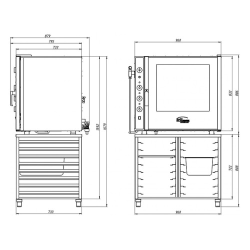 Пароконвектомат Grill Master ПКЭБ/6