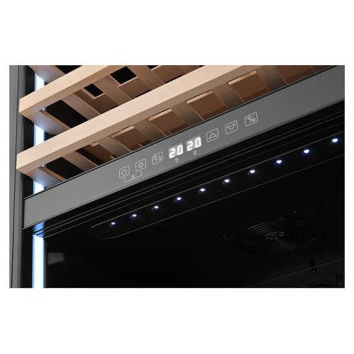 Винный шкаф Zugel ZCWI570DB черный