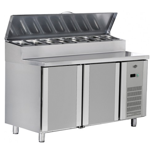 Стол холодильный для пиццы Empero EMP.150.70.01-PS с крышкой