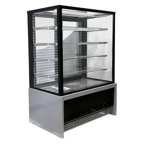 Витрина кондитерская CLSY LUXE Showcase 1,0 XL 995х650х1500 мм техно (черно-серый)