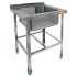 НСО1М-6/6БР ЭЦ стол-моечная ванна, 1 секц. (400х400х250), (оцин.угол.), HICOLD RUS
