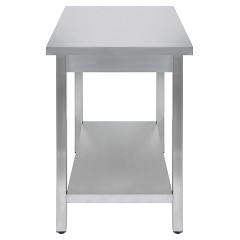 Стол производственный универсальный Luxstahl СПУ-9.5/7/8.5 со сплошной полкой (нерж. сталь)