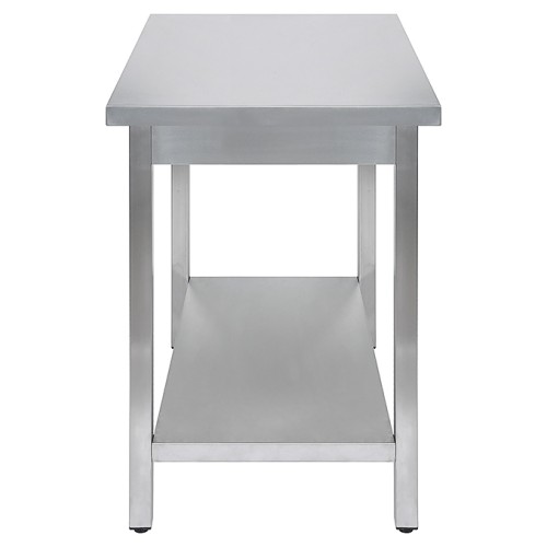 Стол производственный универсальный Luxstahl СПУ-9.5/7/8.5 со сплошной полкой (нерж. сталь)