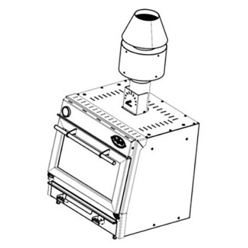 Искрогаситель Dagrill сухой с колпаком