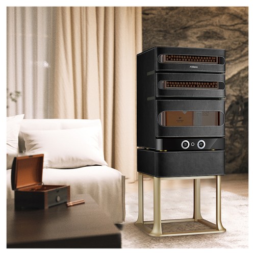 Шкаф для сигар Afidano L3 черный оникс