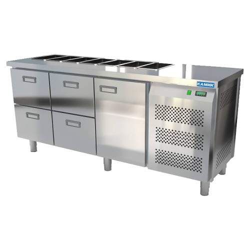 Стол холодильный для салатов КАМИК СОН-1418583К