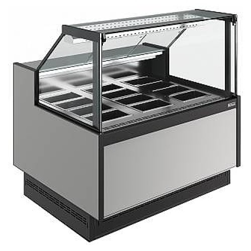 Витрина тепловая Carboma Bavaria 4 GC110 BM 1,25-1 версия 2.0 (мармит) 9006-9005