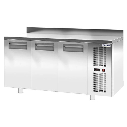 Стол холодильный POLAIR TM3-GC с бортом