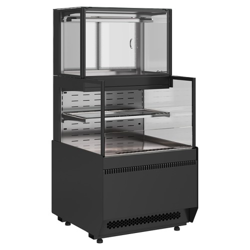 Витрина кондитерская комбинированная Carboma KC70 VV/SH 0,6-2-1 Standard боковина ступенька версия 2.0 (9005-0430)