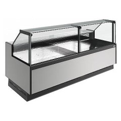 Витрина холодильная Carboma Bavaria 4 GC110 VM 1,25-1 версия 2.0 9006-9005 (без боковин)