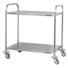 Тележка сервировочная Mecon Retail ТДСр 800х500х860 мм 2 уровня