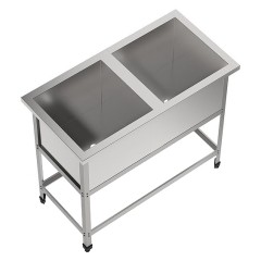 Ванна моечная GPSteel ВМ-2 1180/600/850 С (ВМ-2/500) Стандарт