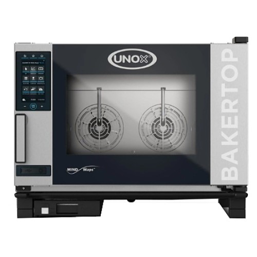Пароконвектомат UNOX XEBC-04EU-EPLM-MP петли справа