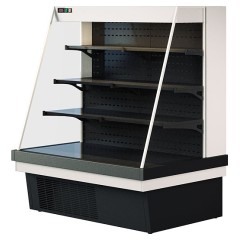 Горка холодильная ENTECO MASTER НЕМИГА П CUBE1 Н ВСн-0,53-2,5-1-5Х (встроенный агрегат) с глухими боковинами