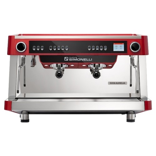 Кофемашина автоматическая Nuova Simonelli Nuova Aurelia VOL XT 2Gr 220V red+PID+high groups+LED+Group Display+Double wall steam wand