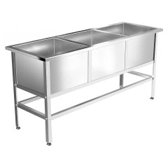 Ванна моечная GPSteel ВМ-3 1850/630/850 Стандарт