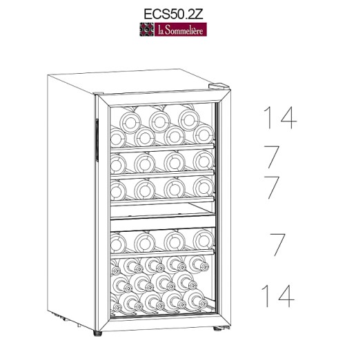 Винный шкаф La Sommeliere ECS50.2Z